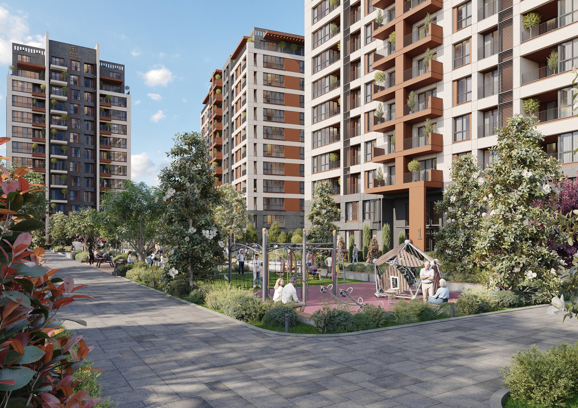 EKK Ataşehir Konutları - Dış Mekân Görselleştirme